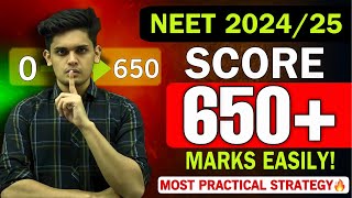 Neet 2024 How to Score 650 Marks🔥 Most Practical Strategy Prashant Kirad [upl. by Alletnahs323]