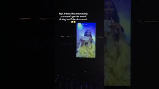 Jhene Aiko does gender reveal during her Orlando concert jheneaiko genderreveal [upl. by Safir]