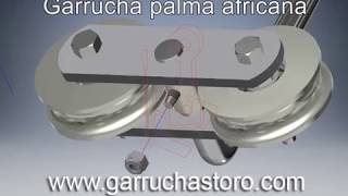 Garrucha para palma africana  Pulley for oil palm [upl. by Elbring]