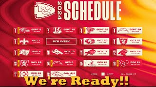 Chiefs schedule Prediction Record [upl. by Ahsrav]