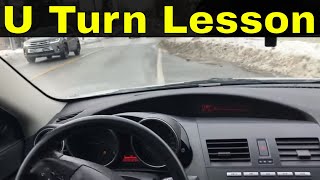 How To Do A U TurnBeginner Driving Lesson [upl. by Giorgi]