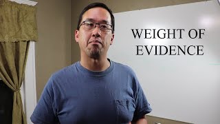 Evidence  Admissibility vs Weight  The Law Offices of Andy I Chen [upl. by Nylrebma]