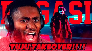 TUJU TOOK OVER THE SONG BAGASI  ICAL MOSH X TUJU OFFICIAL LYRICS VIDEO REACTION [upl. by Xad241]