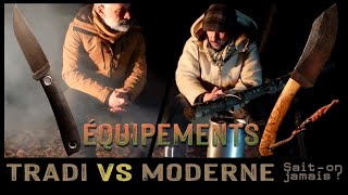 Outdoor  traditionnel VS moderne 22  équipements [upl. by Yesnyl]