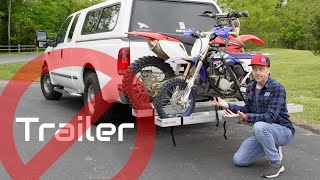 blackwidow Pro AMC6002 Double dirtbike Carrier Review  diy Install amp Setup  Get A Great Deal [upl. by Carlton474]