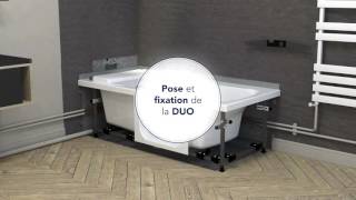 DUO de KINEDO  Comment est monté votre bain  Vidéo de montage du combiné douchebain [upl. by Juana]