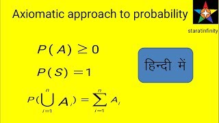 axiomatic approach to probability In hindi [upl. by Sel]