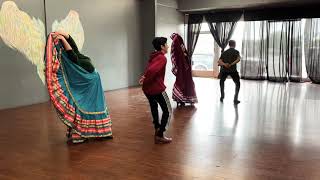 Ballet Folklorico Los Angelitos Rehearsal  El Gavilán [upl. by Alihet4]