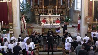 Gottesdienst am 150 KirchweihJubiläum in Unteriberg − Einzug [upl. by Kenzie996]