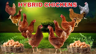 Top 10 Hybrid Chicken Breeds for Free Range Farming Producing Brown Eggs  Layer Chicken [upl. by Neal]