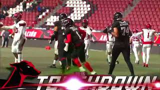 TREVONE BOYKIN con su PRIMER TOUCHDOWN de la TEMPORADA 2024 con GALGOS [upl. by Rhoads]