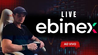 🔴 OPÇÕES BINÁRIAS 🔴 EBINEX  Bitcoin  Ethereum  Solana [upl. by Ecinue]