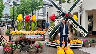 Spring decorations in Roermond the Netherlands city travel [upl. by Aibos752]