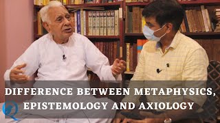 Difference between Metaphysics Epistemology and Axiology  Dr HS Sinha [upl. by Nodnarb498]