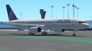 Infinite Flight Full Flight Los Angeles to San Francisco  United 757200 [upl. by Ahsasal]