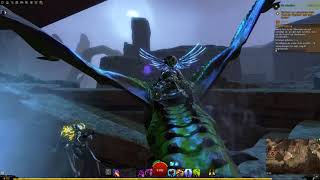 GW2 JumpingPuzzle quotRetrospektives Runterspringenquot und Tauchmeister quotTrockendockRissquot mit Mounts [upl. by Akered]