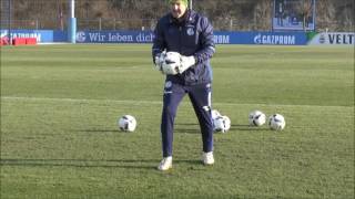 Goalkeeper Training at Schalke 04 28012017 [upl. by Akemahs257]