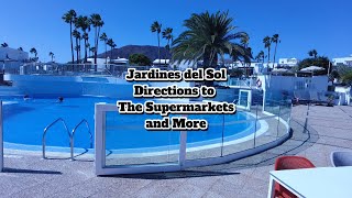 Jardines del Sol  Playa Blanca Lanzarote  Supermarket Guide [upl. by Novick950]