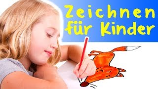 Zeichnen für Kinder – Malen auf einfache Weise lernen [upl. by Maharva]