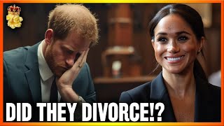 IS IT OVER Prince Harry amp Meghan Markle Divorce Rumors Get LOUD But Are They True [upl. by Eivets277]