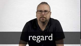 How to pronounce REGARD in British English [upl. by Ardnassak]