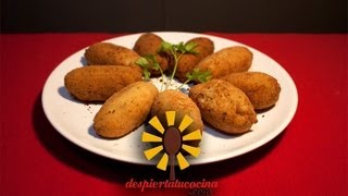 Cómo preparar Croquetas de Roquefort y Cebolla [upl. by Eirrem]