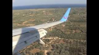 very bad landing at samos airport greece [upl. by Asuncion]