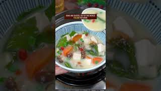 EASY AND QUICK FISH SOUP RECIPE recipe carp fishsoup chinesefood cooking shorts foodlover [upl. by Jalbert]