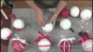 How to Make Five Ornaments in Five Minutes [upl. by Sira]