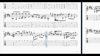 Cuba Nocturne  Isaac Albeniz  Guitar Sheet and Tab [upl. by Esnahc66]