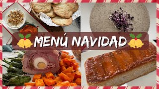 MENÚ de NAVIDAD por 25€ para preparar con ANTELACIÓN Os enseño TODA LA COMPRA🤩🛒 [upl. by Goldwin]