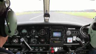 Crosswind Landing Lesson  RQM  Piper Warrior  Moorabbin 31R [upl. by Aseek]