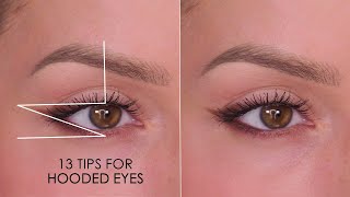 HOODED EYES MAKEUP TIPS FOR BEGINNERS  Shonagh Scott [upl. by Ardnat329]