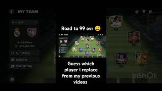 road to 99 ovr shorts eafc fcmobile fc24 short [upl. by Itsyrc]