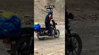 Spiti Ride  Day 4 spitivalley spiti spitiride kaza bikeride shortsvideo shorts trending [upl. by Ateuqram]