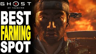 Ghost of Tsushima  BEST Resources amp Legend Farming Location [upl. by Adelric]