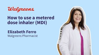 How to use metered dose inhalers with and without valved holding chambers for adults and children [upl. by Akimrehs552]