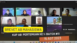 Brevet Pajak AB Batch 11 – KUP AB  Pertemuan ke 1 [upl. by Emmie]