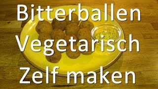 Vegetarische bitterballen  Recept  Zelf maken [upl. by Kresic]