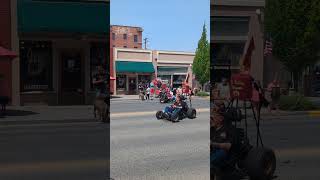 Shriners parade for east west game Baker City Oregon Small town parade [upl. by Nairoc]