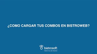 Crear combos en Bistro Web [upl. by Culver]