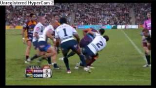 Broncos VS Cowboys Round 1 2010 [upl. by Annawaj]