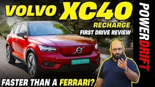 Volvo XC40 Recharge  Faster Than A Ferrari  First Drive  PowerDrift [upl. by Trygve]