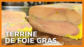 Terrine de foie gras  Recette FoodCuisine [upl. by Atiuqcaj138]