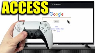 How To Use Google On PS5 Web Browser  2024 [upl. by Isabea]