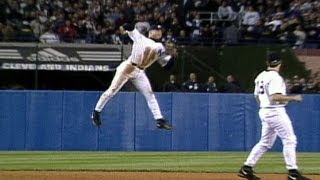 Derek Jeters ridiculous jumpthrow nabs Fryman in the 1998 ALCS [upl. by Marice]