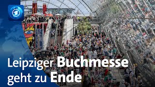 Leipziger Buchmesse geht zu Ende [upl. by Laughlin]