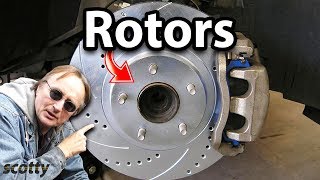 How to Replace Brake Rotors on Your Car [upl. by Jacobine]