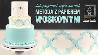 Jak przenieść wzór na tort [upl. by Einhorn]