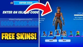 FREE SKINS FORTNITE CREATIVE MAP CODE CHAPTER 5 SEASON 4 2024 [upl. by Wurtz]